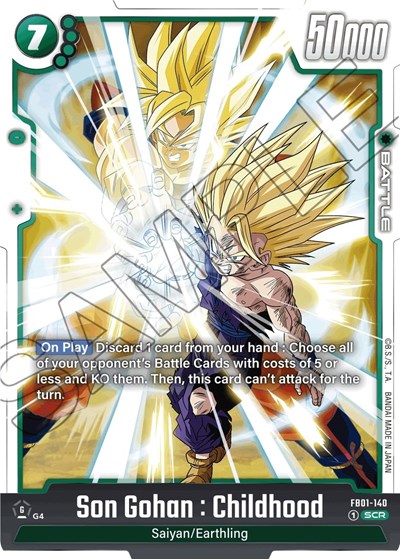Son Gohan : Childhood - FB01-140 (Alternate Art)