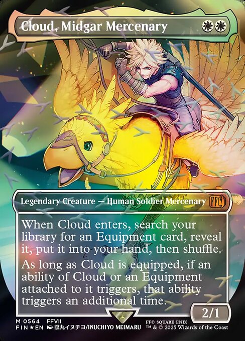 Cloud, Midgar Mercenary (Borderless)