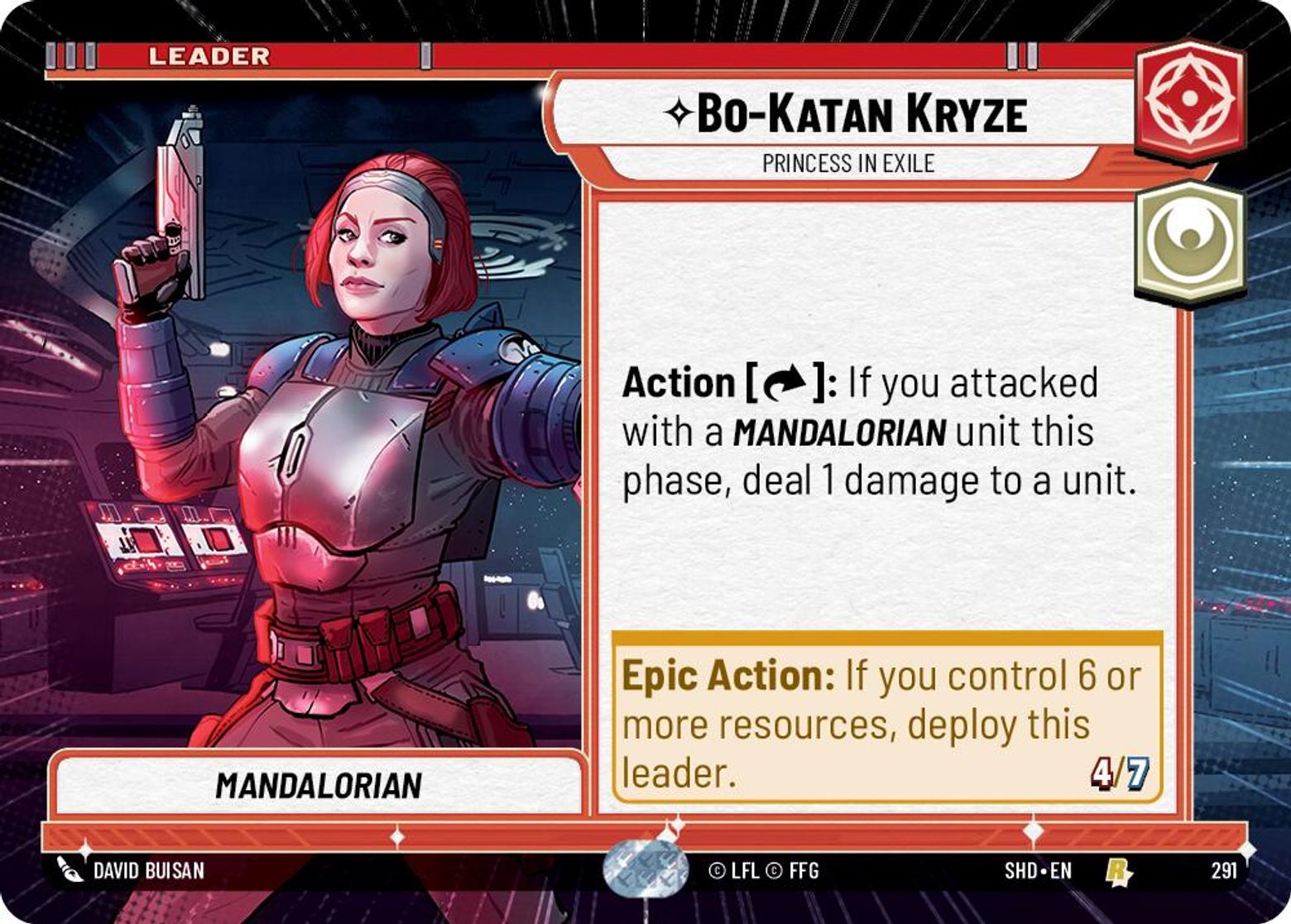 Bo-Katan Kryze, Princess in Exile