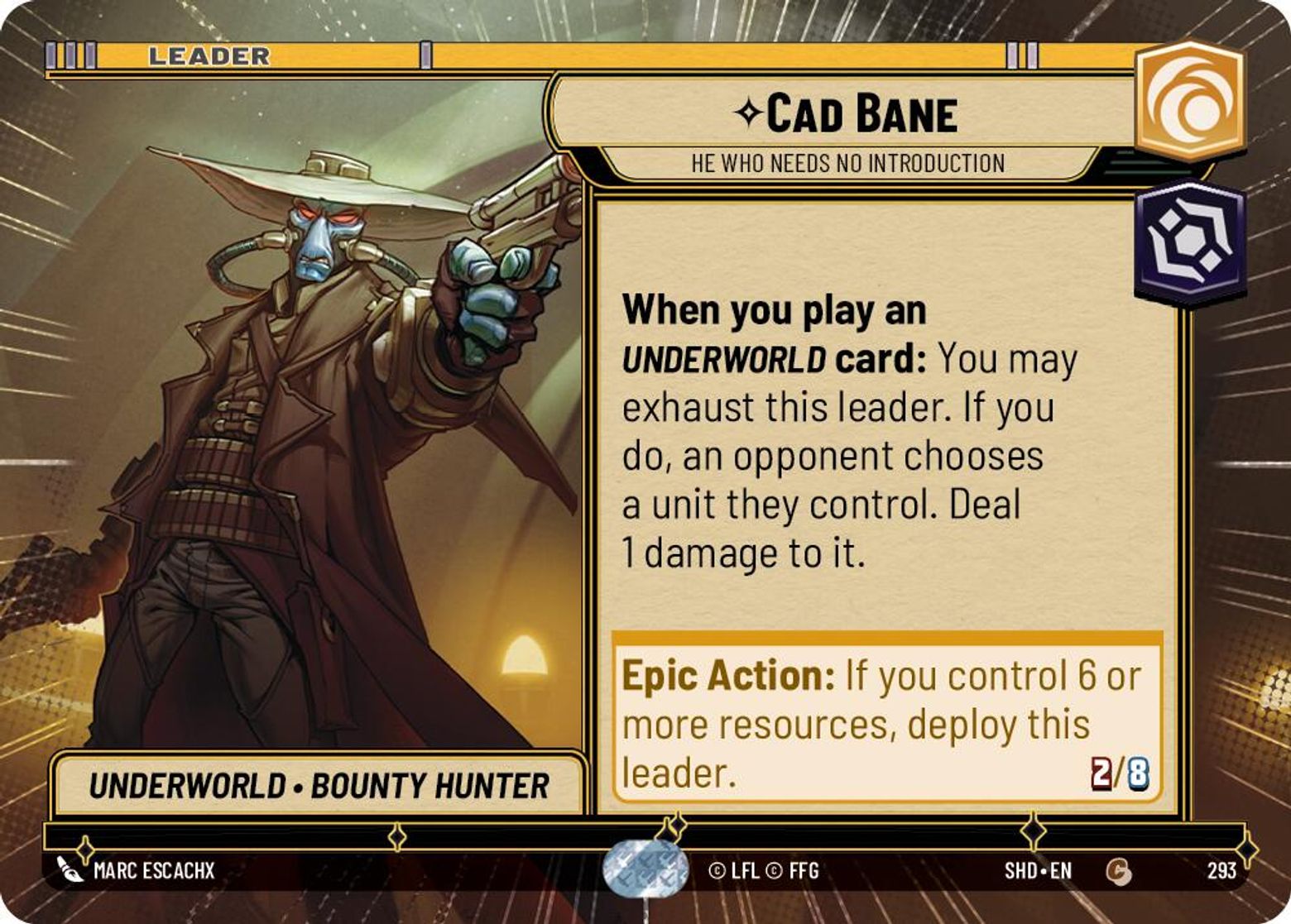 Cad Bane, He Who Needs No Introduction