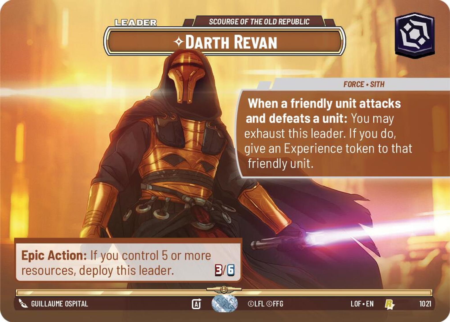 Darth Revan, Scourge of the Old Republic