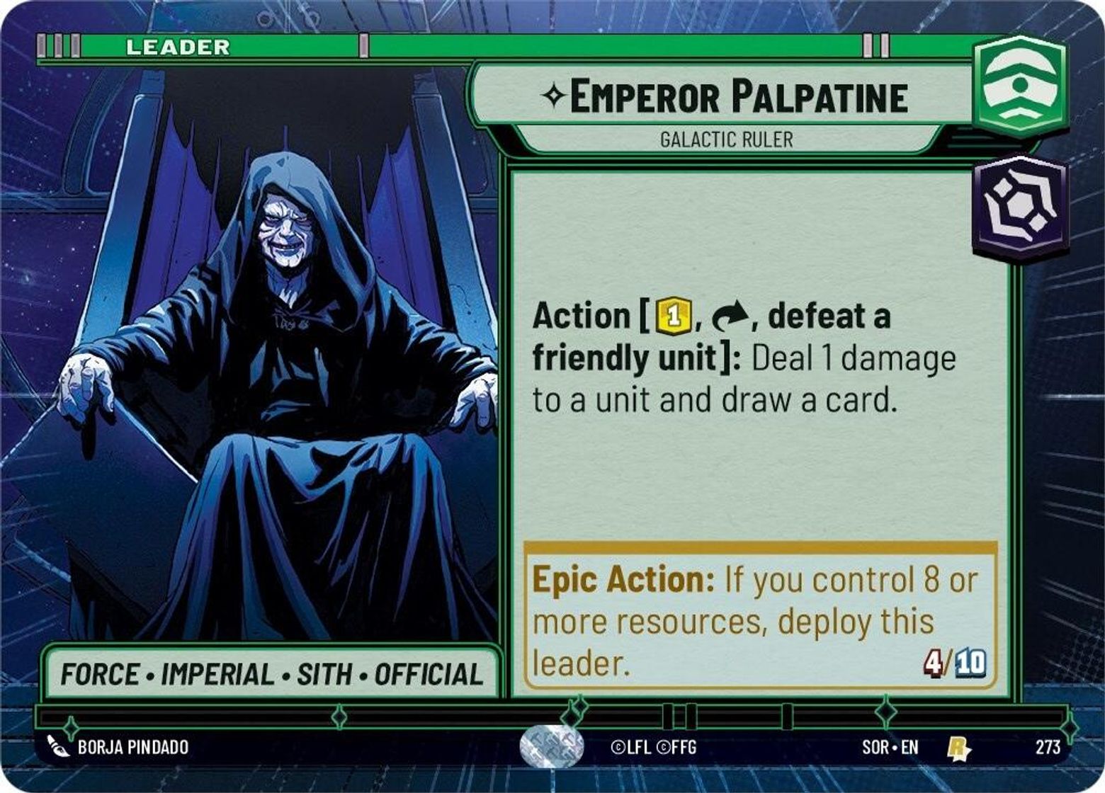 Emperor Palpatine, Galactic Ruler