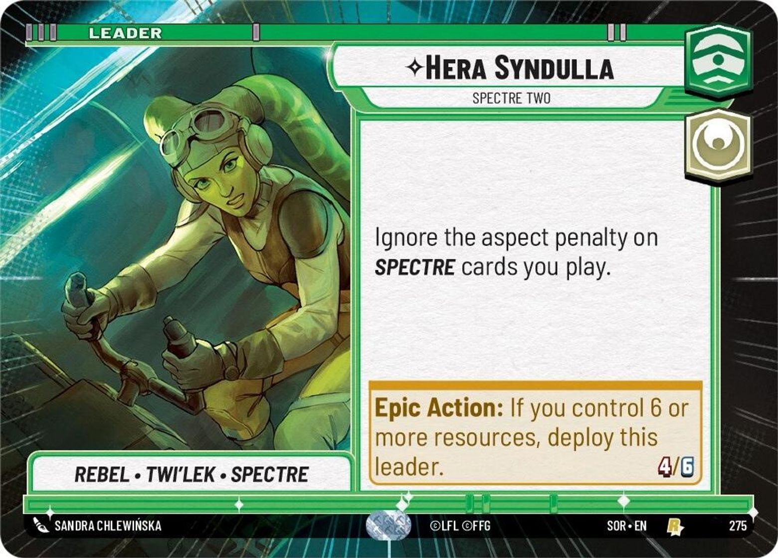 Hera Syndulla, Spectre Two
