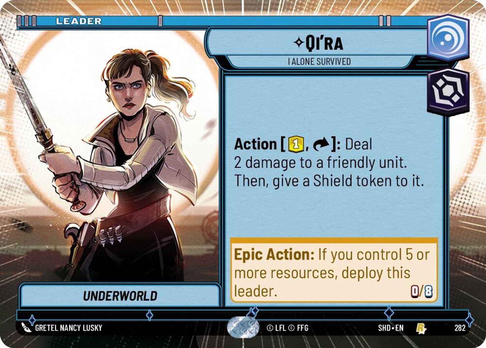 Qi'ra, I Alone Survived