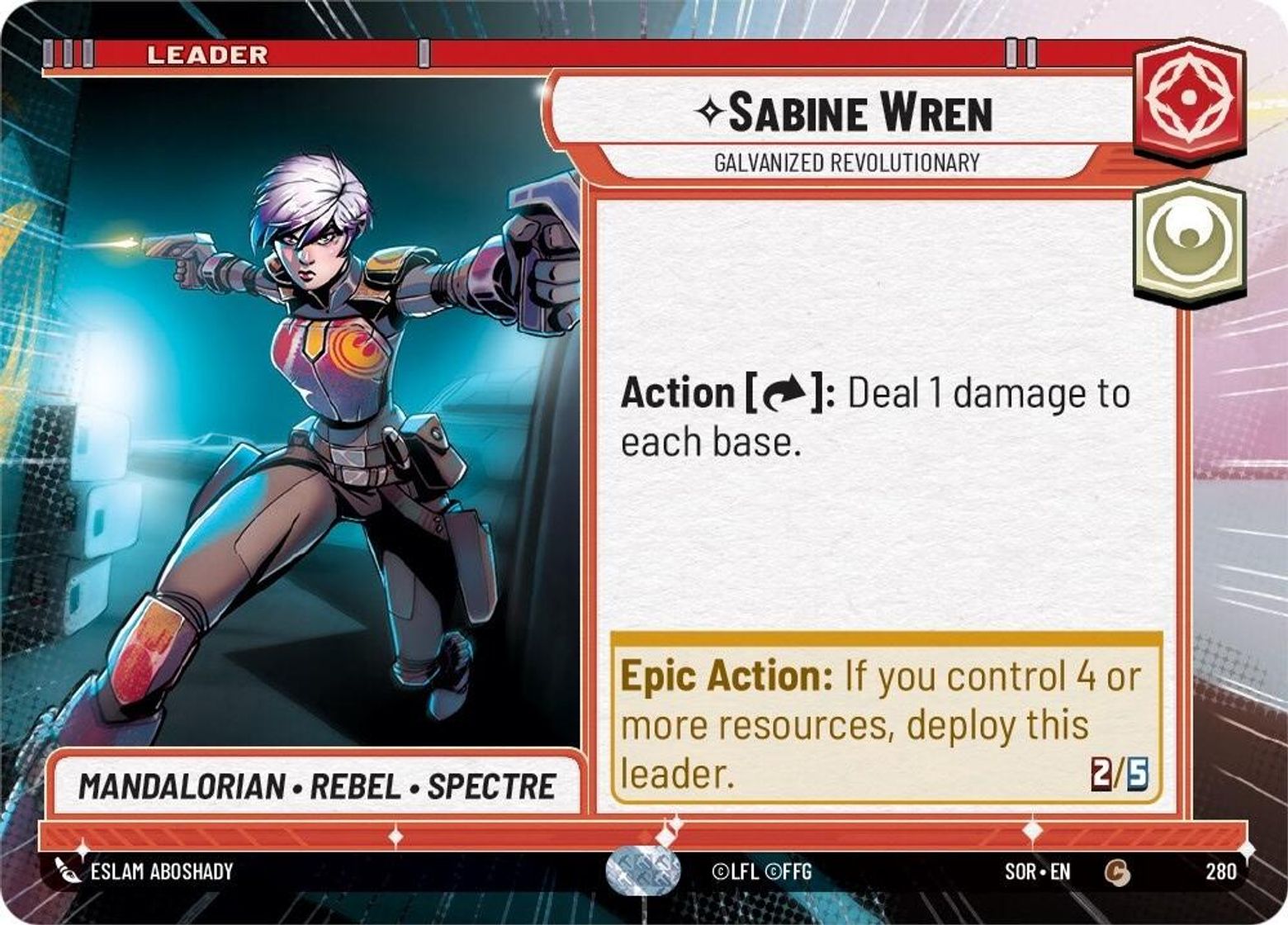 Sabine Wren, Galvanized Revolutionary